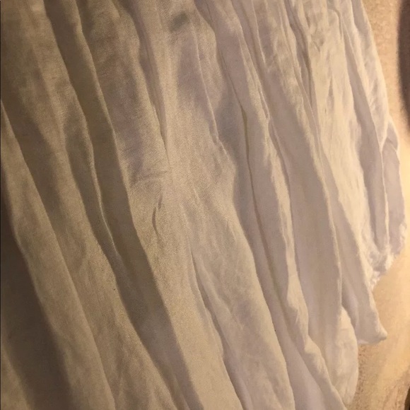 SOLD- Ralph Lauren Linen Pleated Skirt - Picture 3 of 7